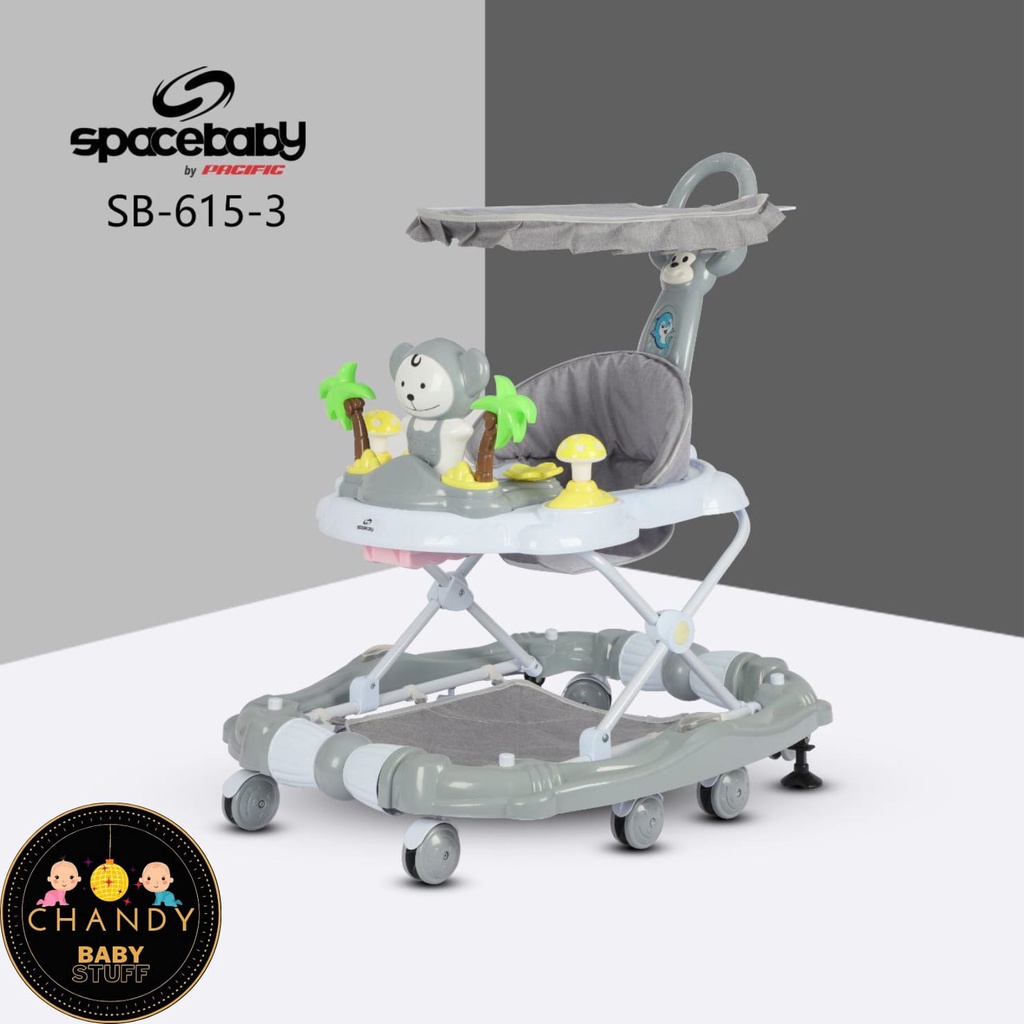 BABY WALKER SPACE BABY SB 615-3 ADA REM BISA AYUN