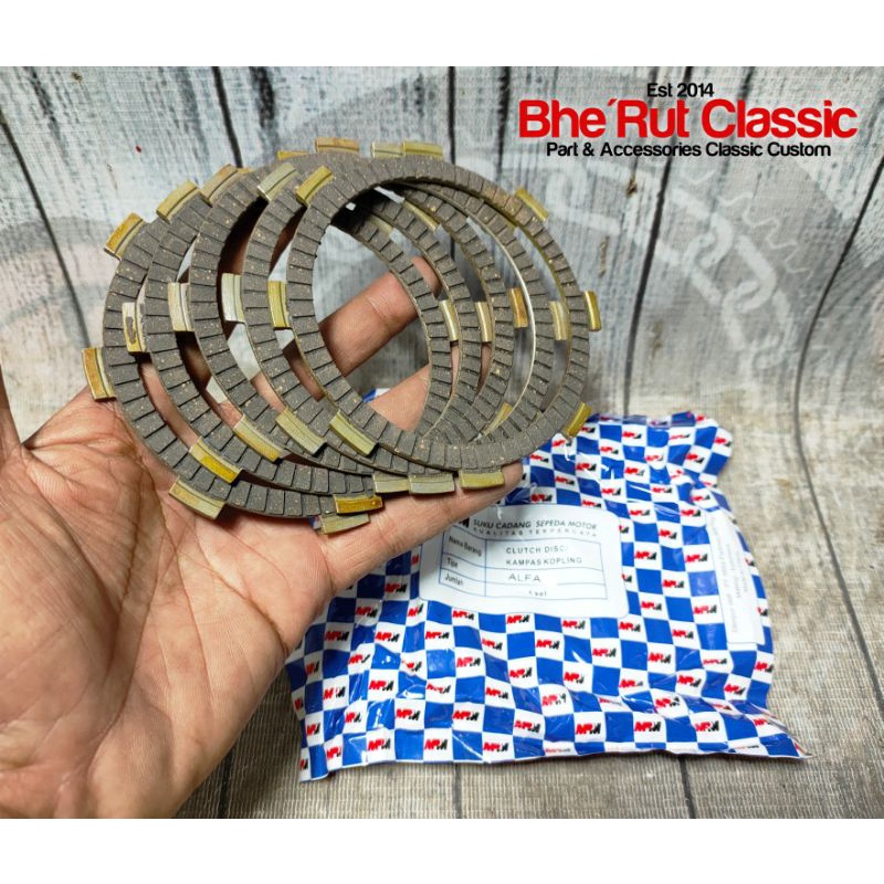 Kampas Kopling Plat Kopling Yamaha F1ZR Fizr Force 1 Alfa Original MPM
