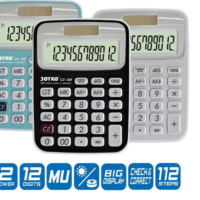 

Limited - Kalkulator Joyko CC-32 12digits . . . . .