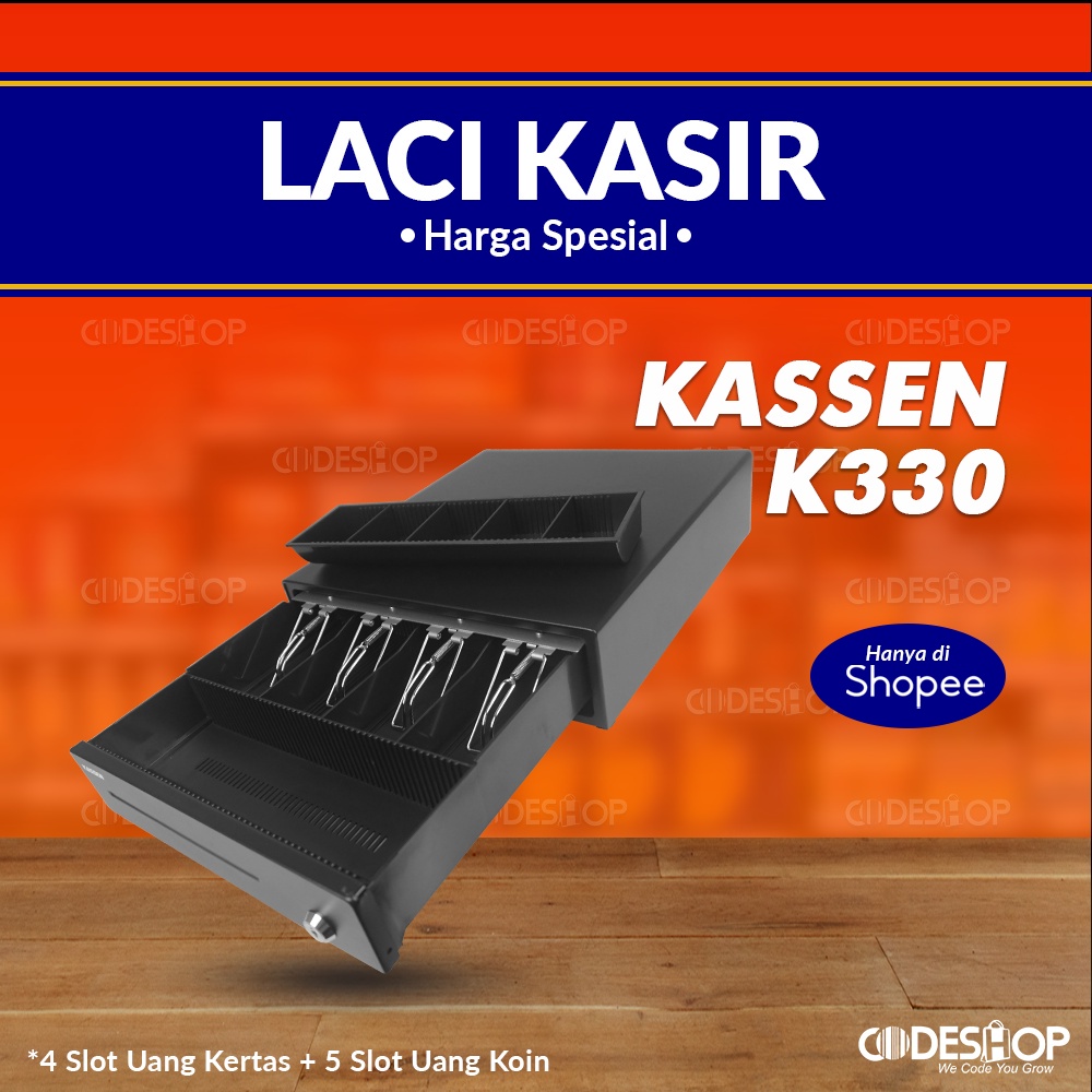 Kassen K330 Laci Uang Kasir Cash Drawer K 330