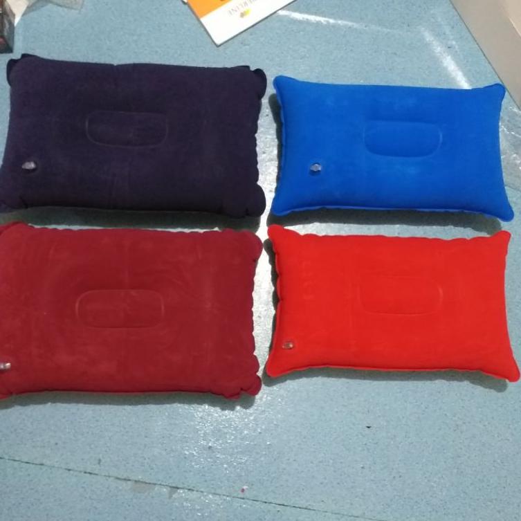 [CODEJO22] Grosir bantal tiup angin besar bludru travel pillow Produk istimewa