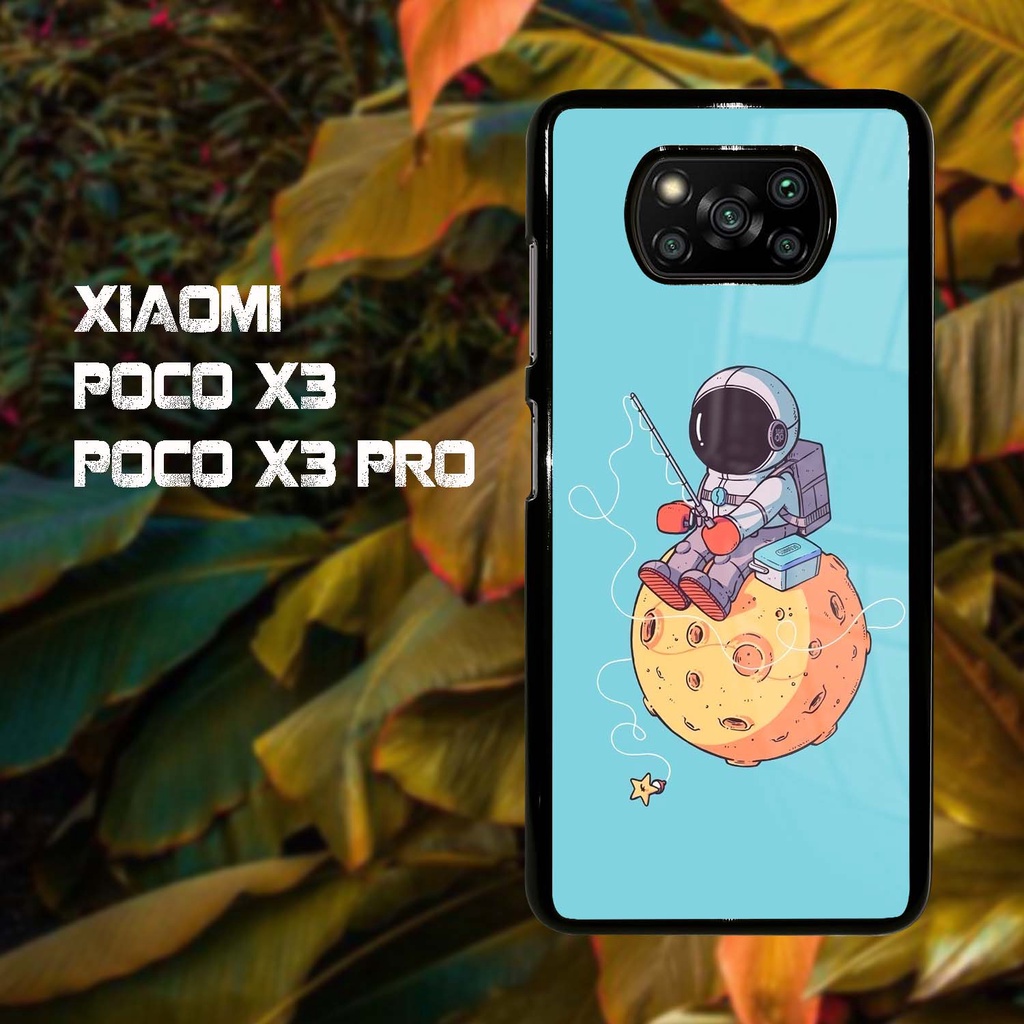 Case Kilau Poco Phone X3 | X3 NFC | X3 PRO | Casing Hp Xiaomi | Pelindung Smartphone | Motif Astrono