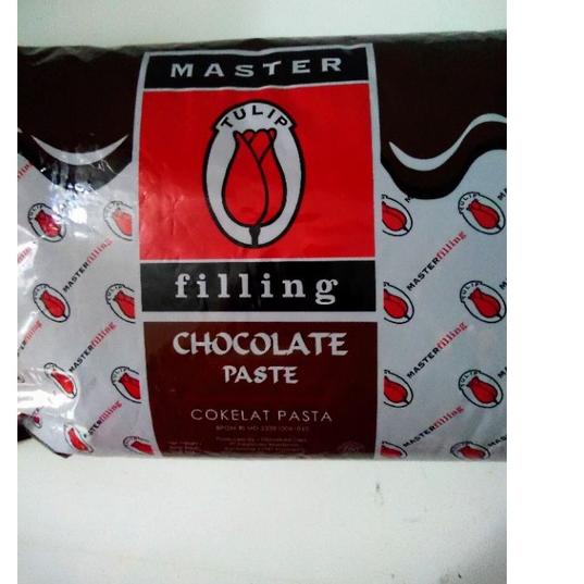 

Produk Terbatas--Tulip filling dark coklat/filling chocolate paste 250gr repack