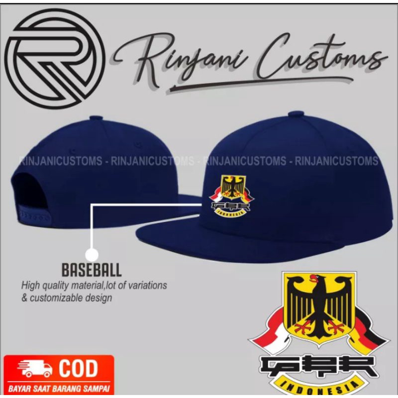 TOPI GBR-TOPI SNAPBACK GRAB GRATIS NAMA BISA BAYAR COD