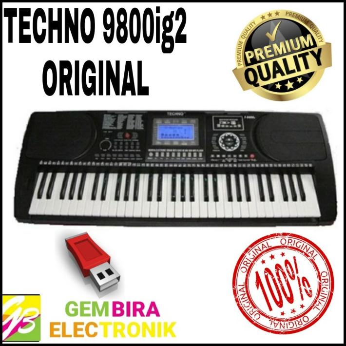 Keyboard Piano Techno 9800 I G2 Keyboard Techno Murah T9800