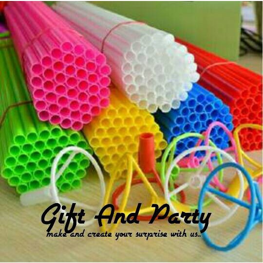 Stik Balon Foil/Stik Balon/Gagang Balon/Stik Balon Besar
