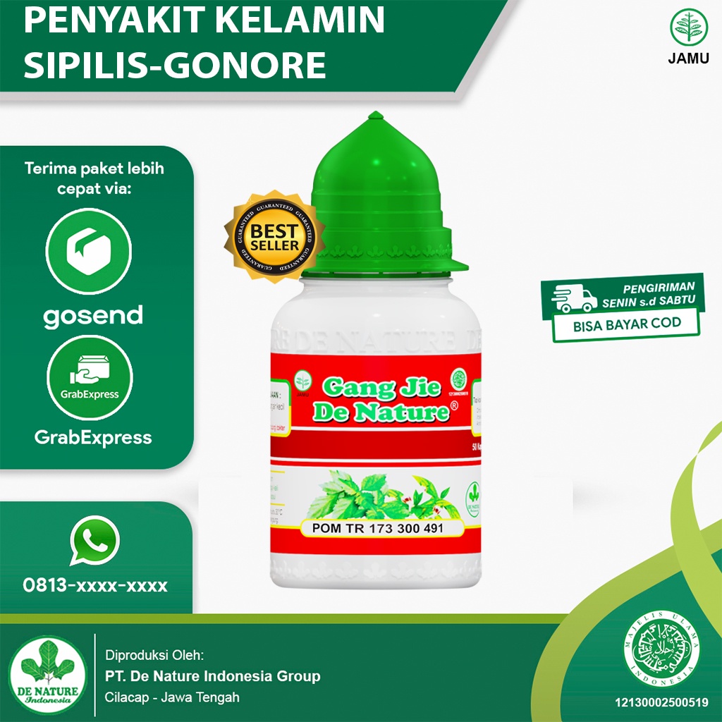 

Obat Sipilis Kencing Nanah Paling Ampuh, Obat Herbal Gonore Kencing Warna Putih Kecoklatan Warna Hijau, Obat Raja Singa Sakit Saat Kencing, Keluar Nanah Darah- Dengan Gangjie De Nature Original Bpom