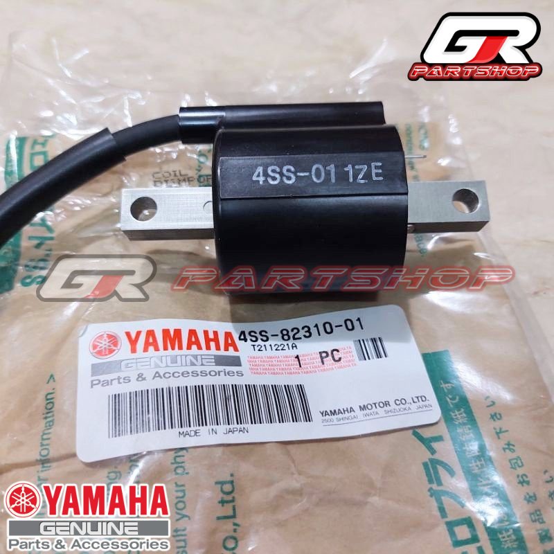 KOIL YZ125 4SS-82310-01 MADE IN JAPAN ORIGINAL YAMAHA ORI YGP KABEL KURABE IGNITION COIL YZ 125