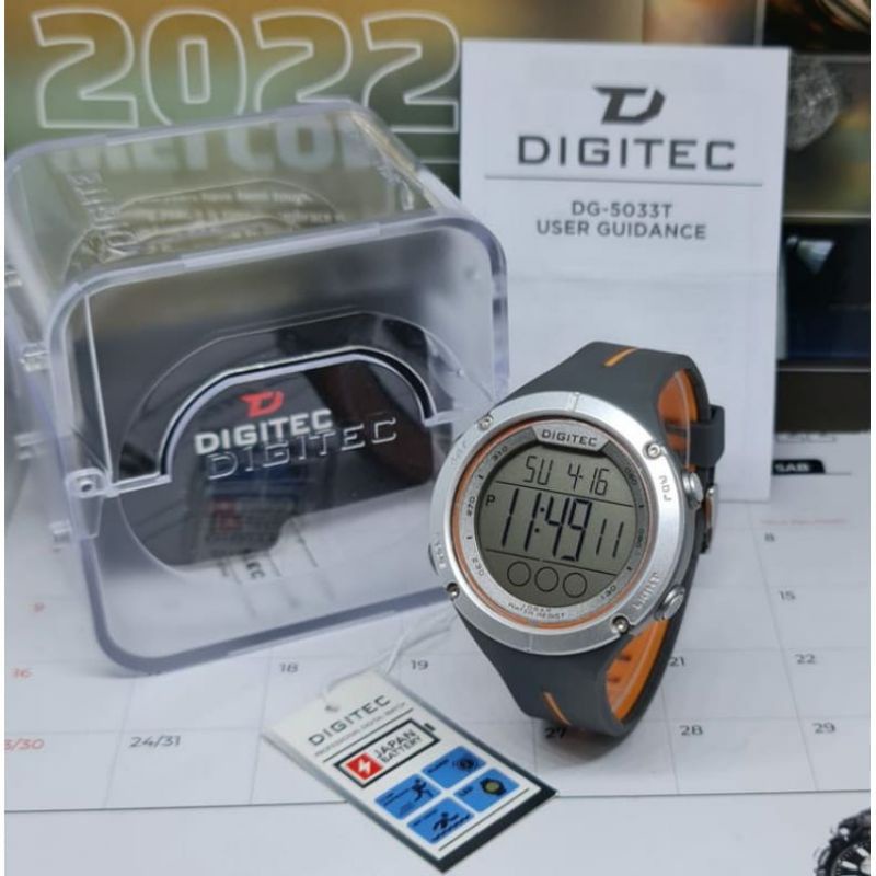 DG 5033 ORIGINAL WATERPROOF JAM TANGAN DIGITEC KASUAL BISA COD PRIA