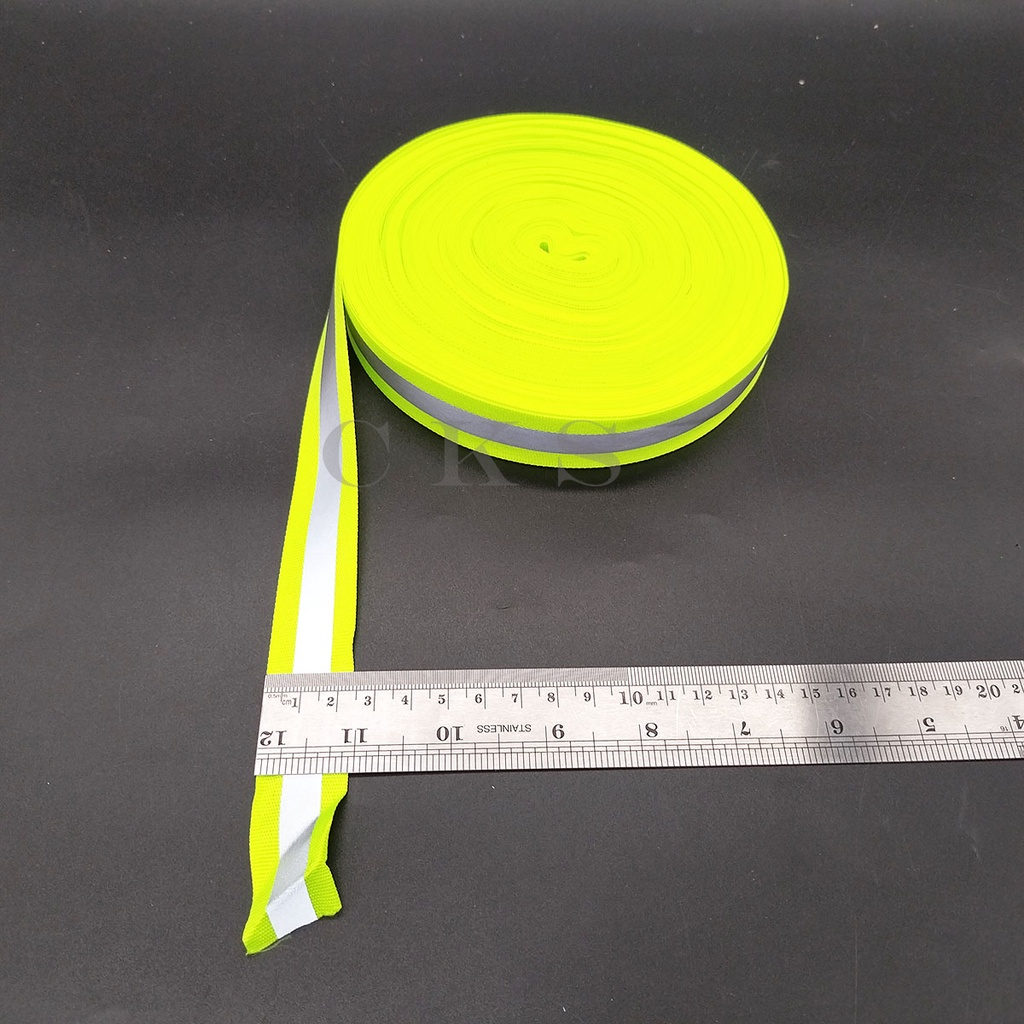 Pita Scotlight / Relfektor Kombinasi 2,5 Cm (2,5cm x 1cm)