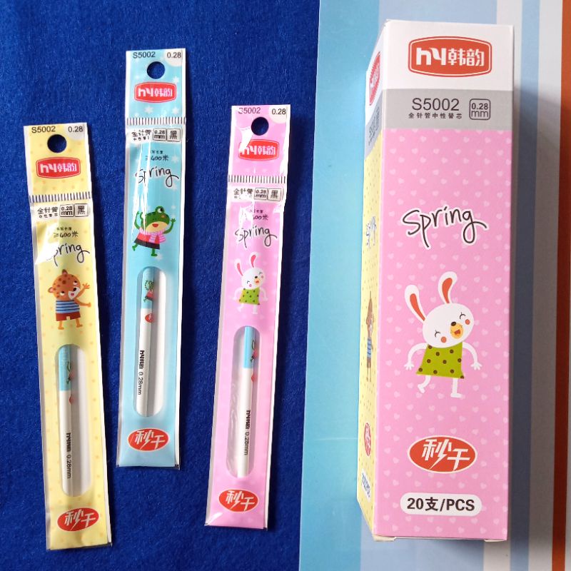 

Refill/Isi Pen Gel 0,28 mm S5002 (Isi 20 pcs)