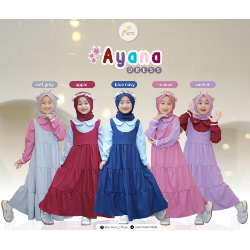 AYANA DRESS By Rannum Kids