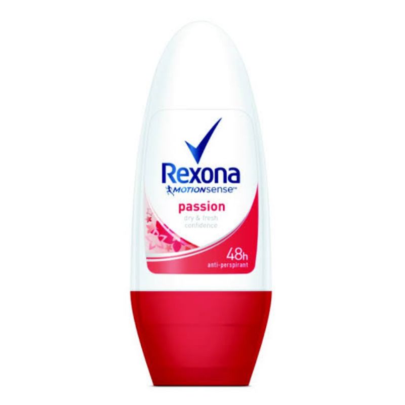 Rexona Women Deodorant Roll On Antiperspirant Passion 72 Jam Kesegaran 45Ml
