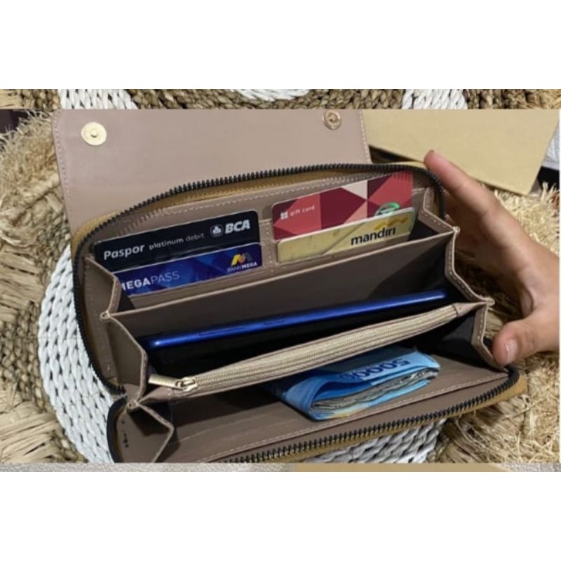 DOMPET PANJANG HIMALAYA _BEST SELLER DOMPET TUTUP COACC &amp; GUCI WALLET FULL EMBOSS