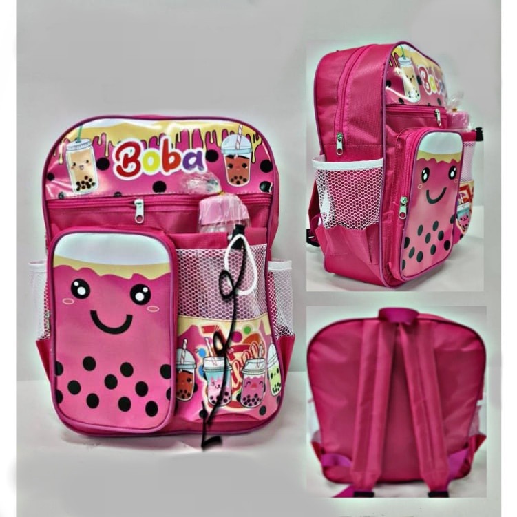 BPT/Tas Ransel Anak Perempuan Karakter BOBA - RANSEL BOBA LUCU - RANSEL BOBBA - TAS BOBA ANAK CEWE - School Bag Tas Sekolah