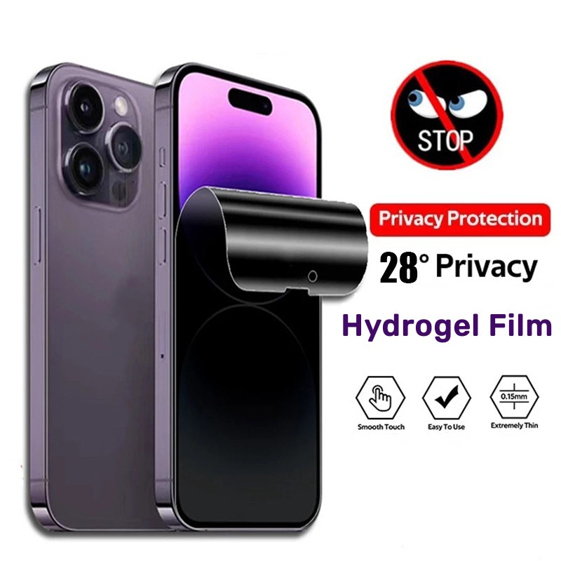 Pelindung Layar Hydrogel Untuk iPhone 14 13 12 11 Pro X XS Max XR 7 8 6 6S Plus