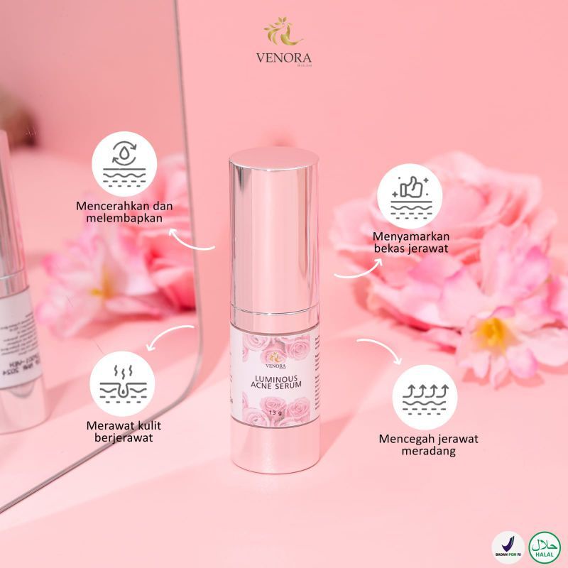 Serum venora luminous Ance serum wajah berjerawat