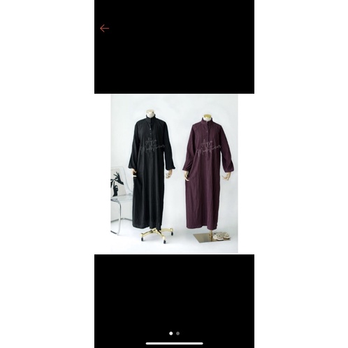 Lady Abaya by Aqsamodestwear size M dark maroon