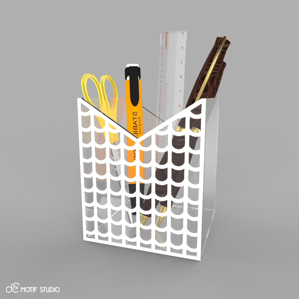 

DESK PEN HOLDER STAND STATIONERY ORGANIZER STORAGE DESKTOP CLEAR ACRYLIC KERANJANG TEMPAT KOTAK PENYIMPANAN ALAT TULIS ATK MEJA PENSIL PULPEN PENA KANTOR KOSMETIK MAKE UP COSMETIC AKRILIK BENING SERBAGUNA MULTIFUNGSI MINIMALIS MODERN ABSTRACT FREEHAND 074