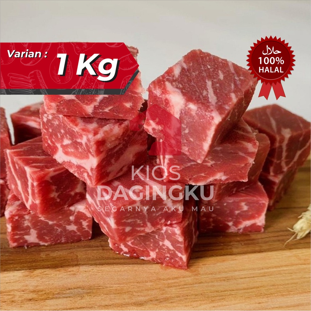 

Saikoro Beef Wagyu @1Kg