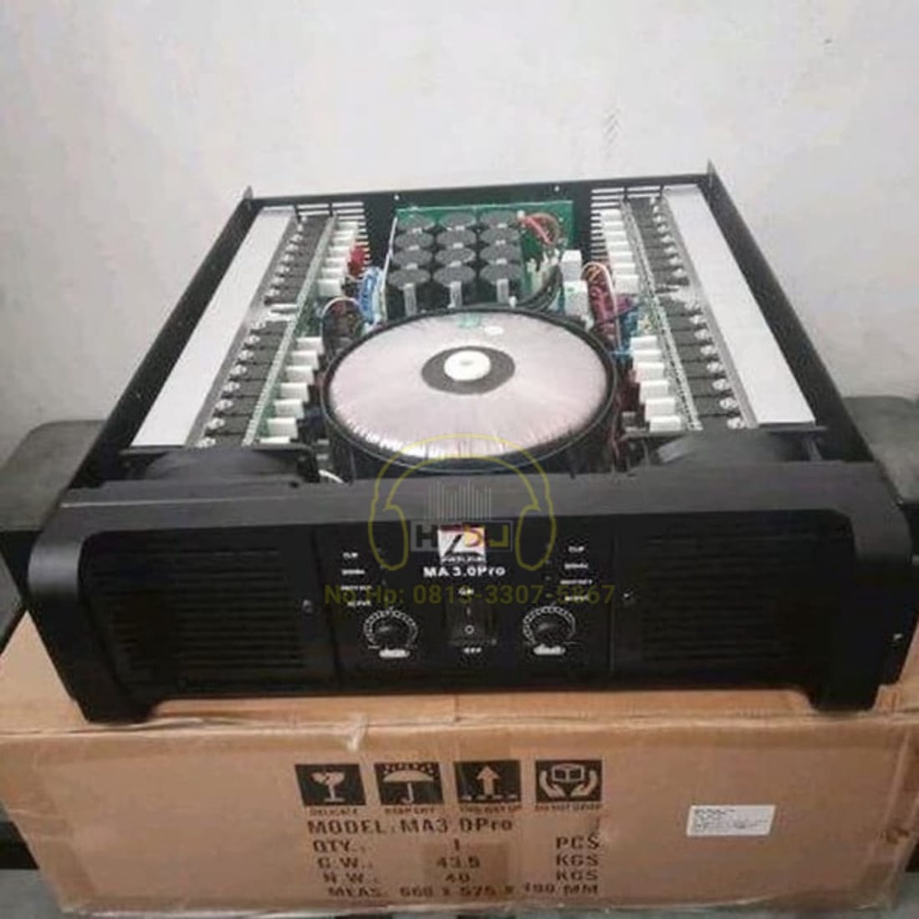 POWER AMPLIFIER PASLINE MA 3.0 PRO power ampli pasline MA3.0 PRO ORIGINAL