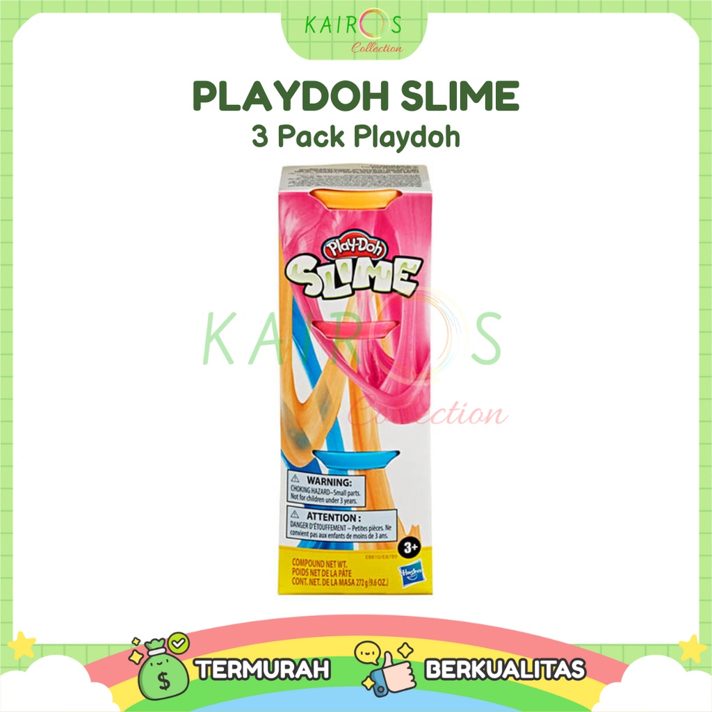 PlayDoh Slime Isi 3 Pack Playdoh