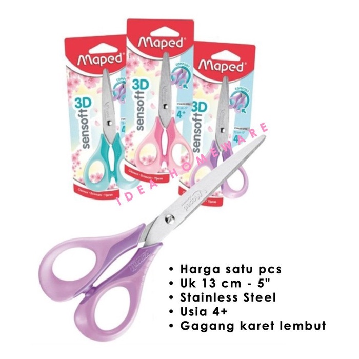 

Dijual Gunting Maped Sensoft Comfort Tajam 13 Cm Stainless Blister /Pcs Bergaransi