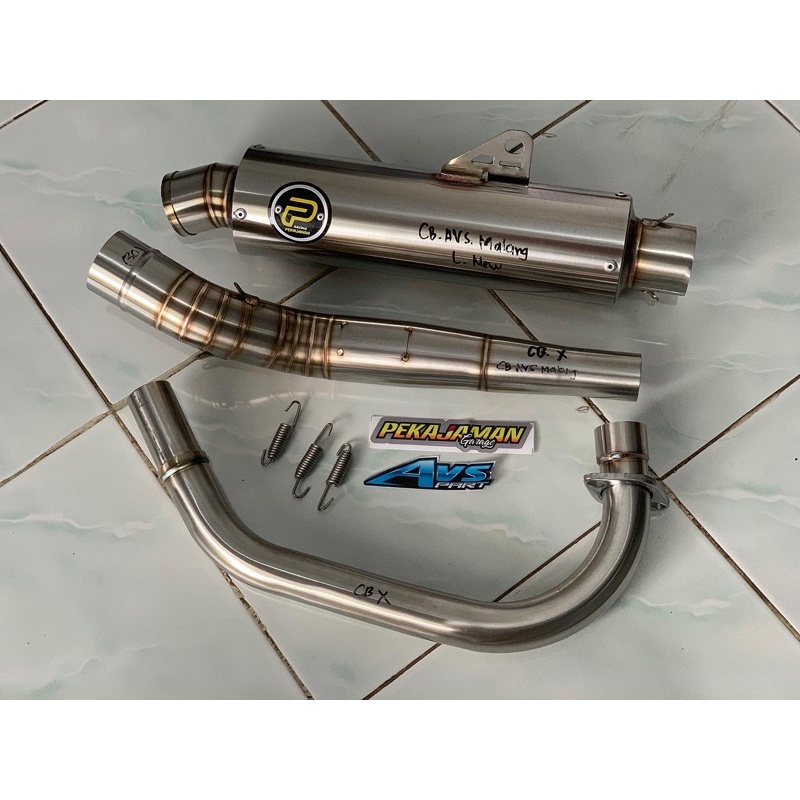 Kenalpot Knalpot CB GL MP Tiger Pekajaman Original knalpot Pekajaman muffler full stanliess