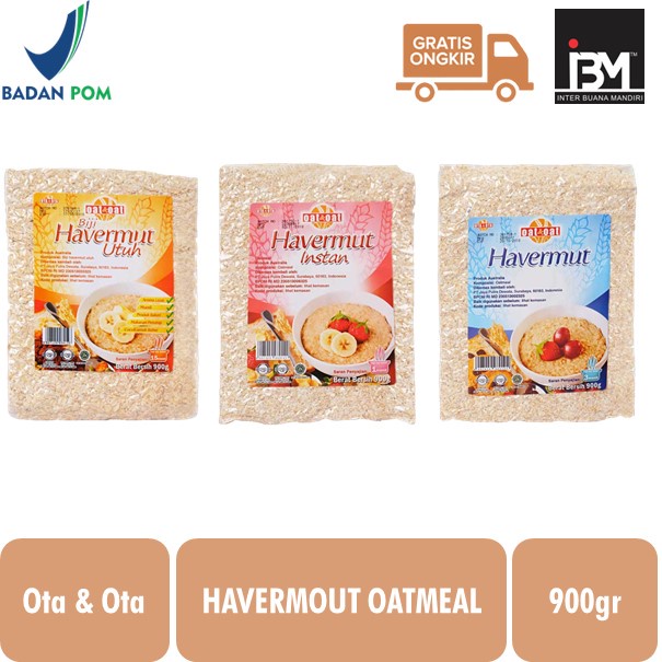 

OTA & OTA Oatmeal / Havermut Australia 900gr HALAL
