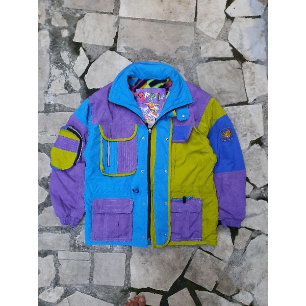 VINTAGE RACING DESCENTE SPIRITS VINTAGE SNOGEAR SKIWEAR JACKET