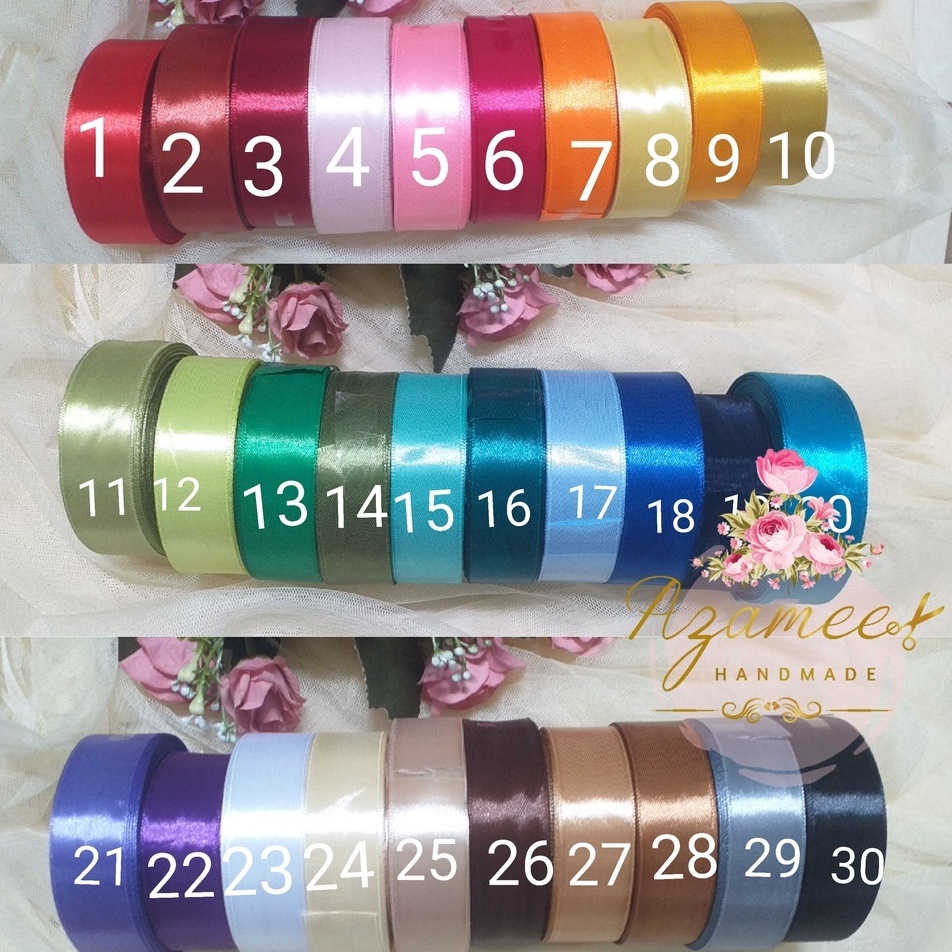 

pita satin 2.5 cm per roll