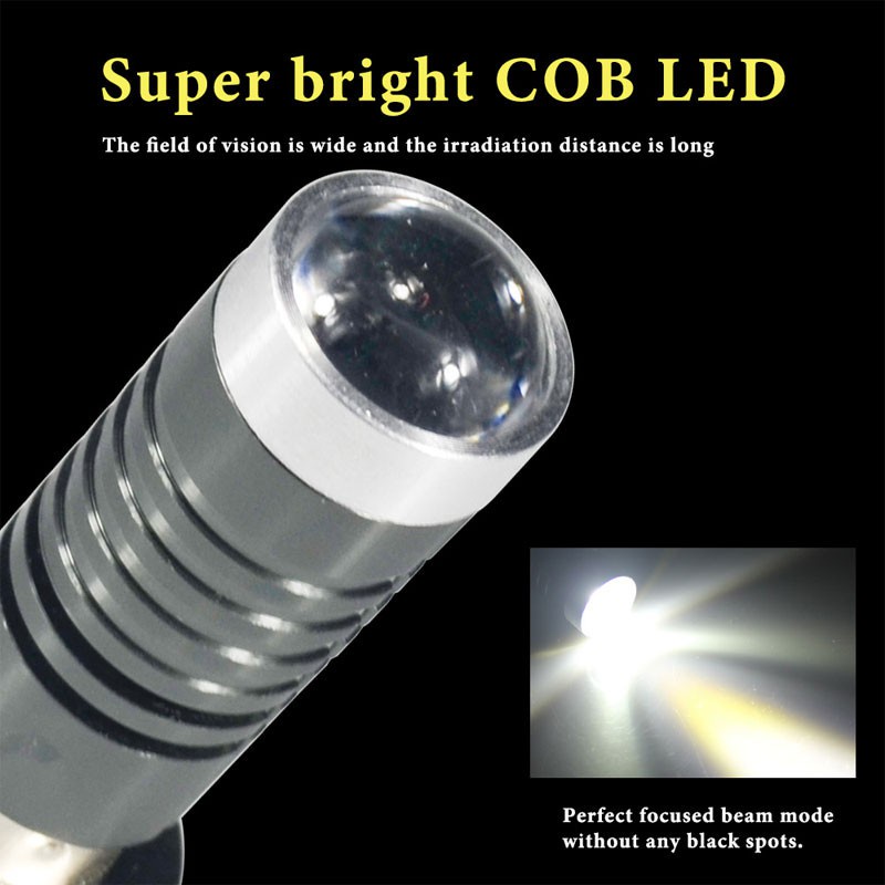 Bohlam Lampu Depan LED P15D T19 Dua Warna Untuk Motor