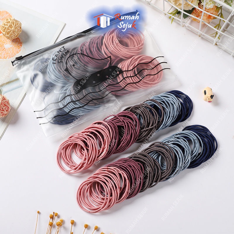 Ikat Rambut Karet Gaya Korea Elastis Warna Polos Aksesoris Fashion Wanita Bando Perempuan Cewek Cewe Supplier Grosir Barang Unik Murah Lucu Barang Aneh - Rumah Sejuk