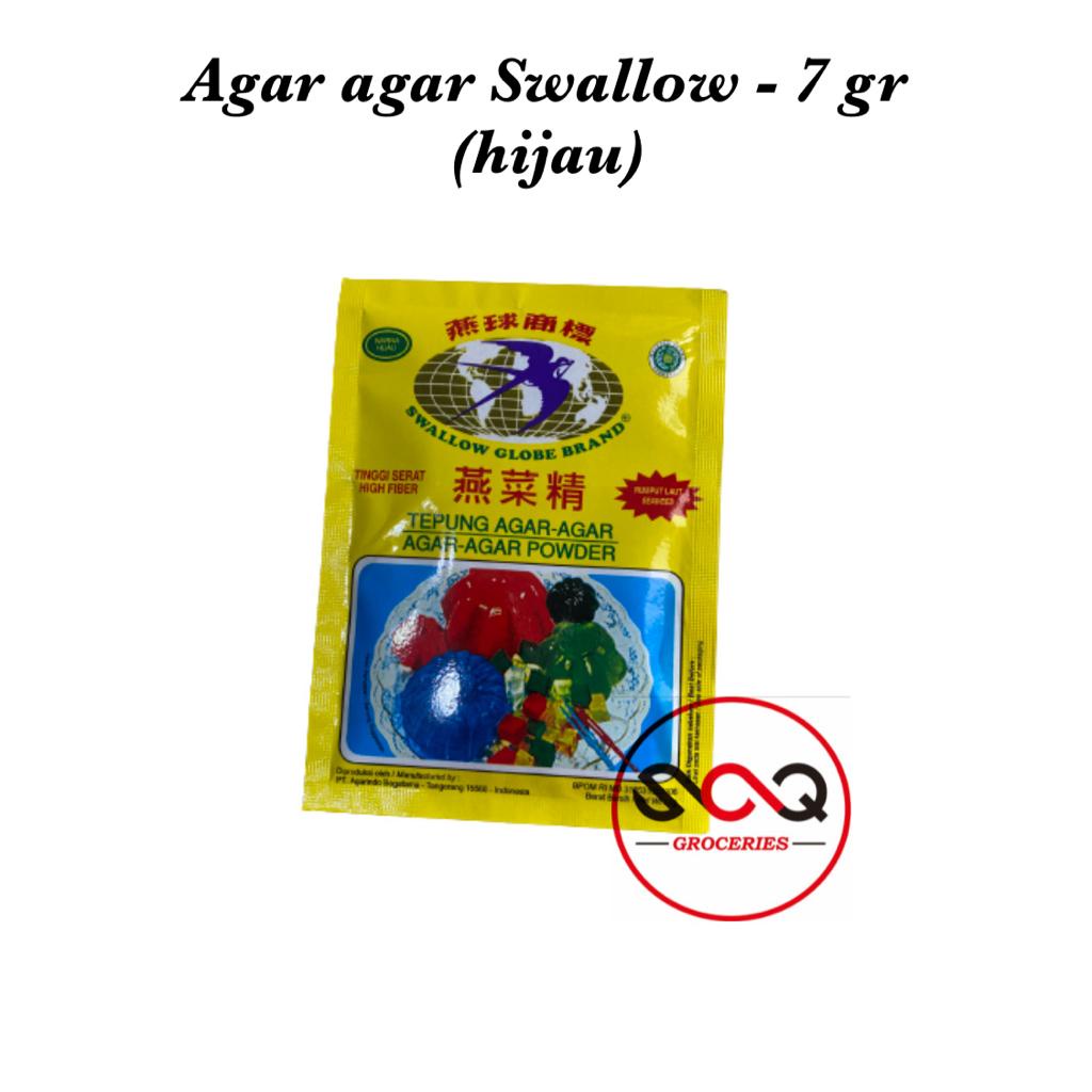 

Agar Agar Swallow Globe Hijau 7 Gr