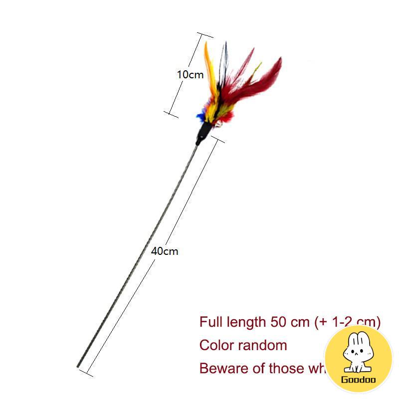 Mainan mainan kucing tongkat kucing lucu  meraih bel bulu batang panjang  persediaan kucing Sodoo -Doo