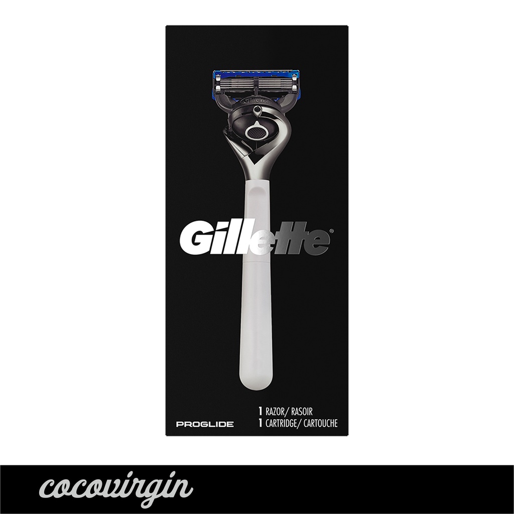 Jual GILLETTE ProGlide Razor Handle + 1 Blade Refill White | Shopee ...