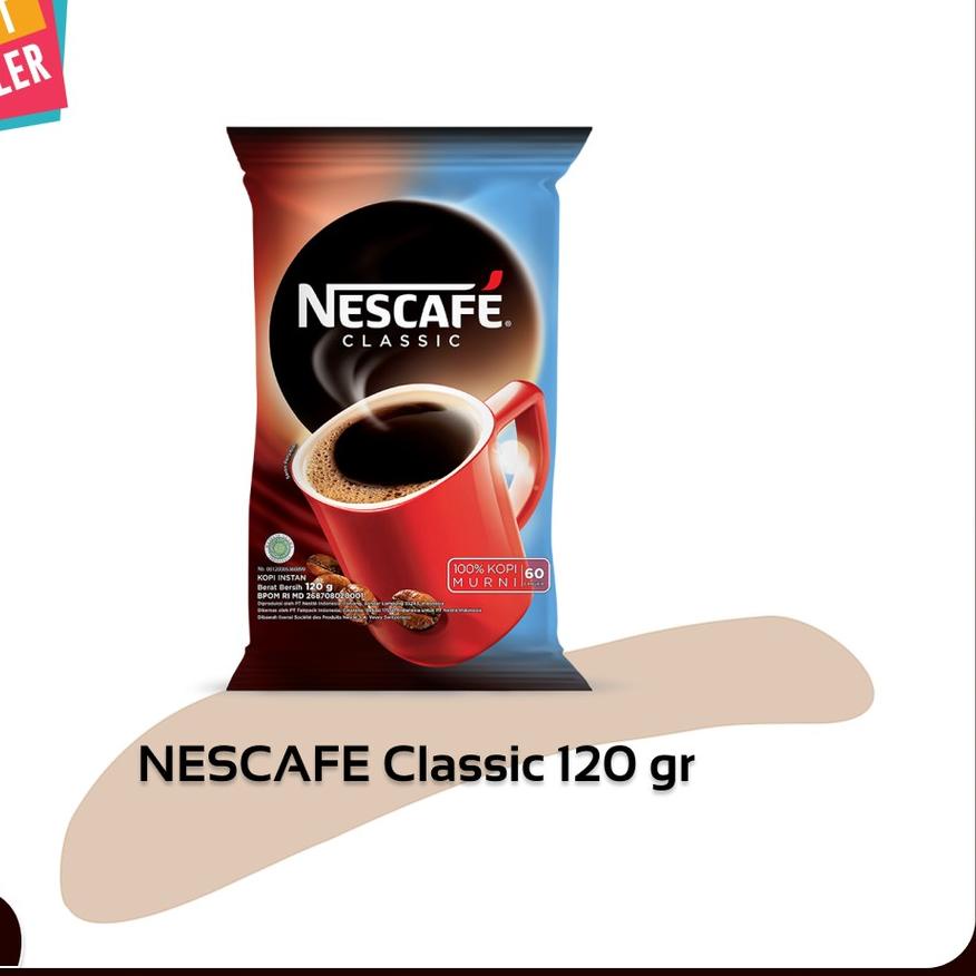 

READY ✅NESCAFE CLASSIC VENDING ID 120GR|RA6