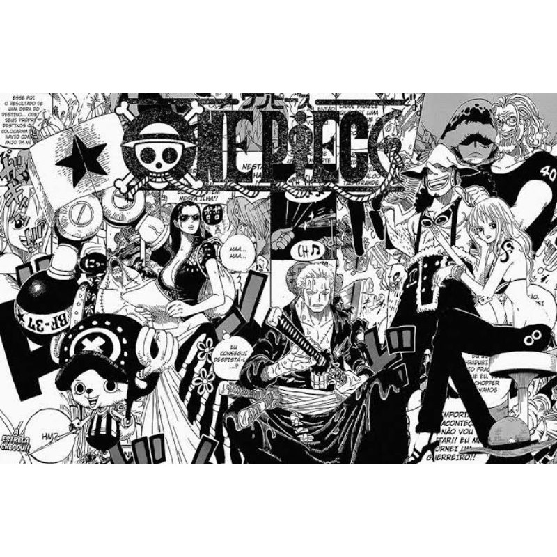 

Poster One Piece Balck & White | Printcut | Dilapisi Laminasi