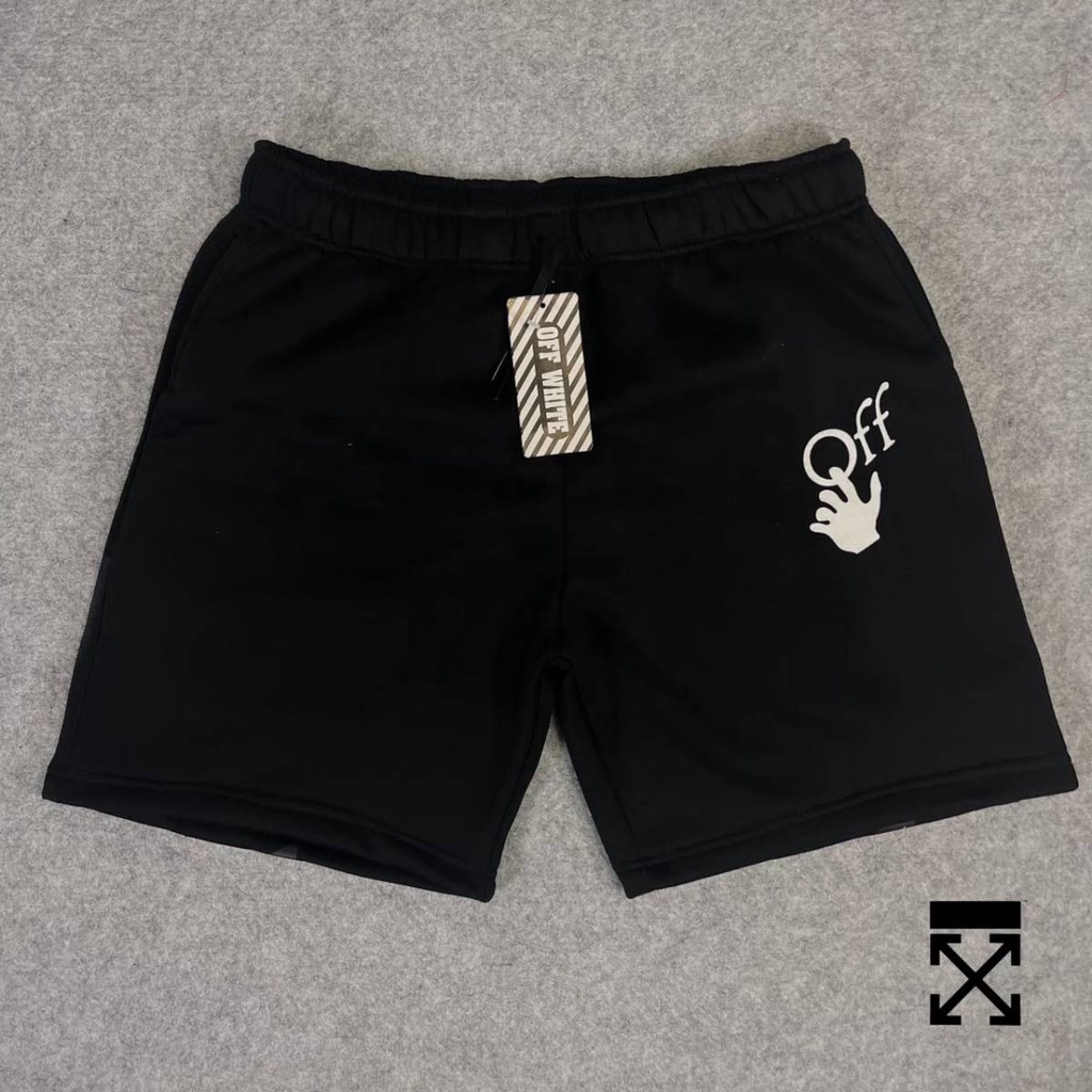 CELANA PENDEK PRIA OFF WHITE SHORT PANTS PREMIUM MIRROR