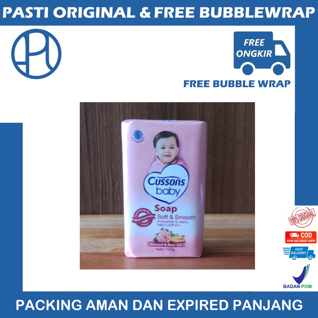 CUSSONS BABY SOAP 100gr SABUN BAYI PERLENGKAPAN MANDI