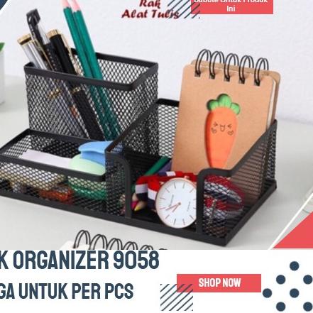 

Limited! V-TEC Desk Organizer Kotak Memo VTEC VT 9058 ~