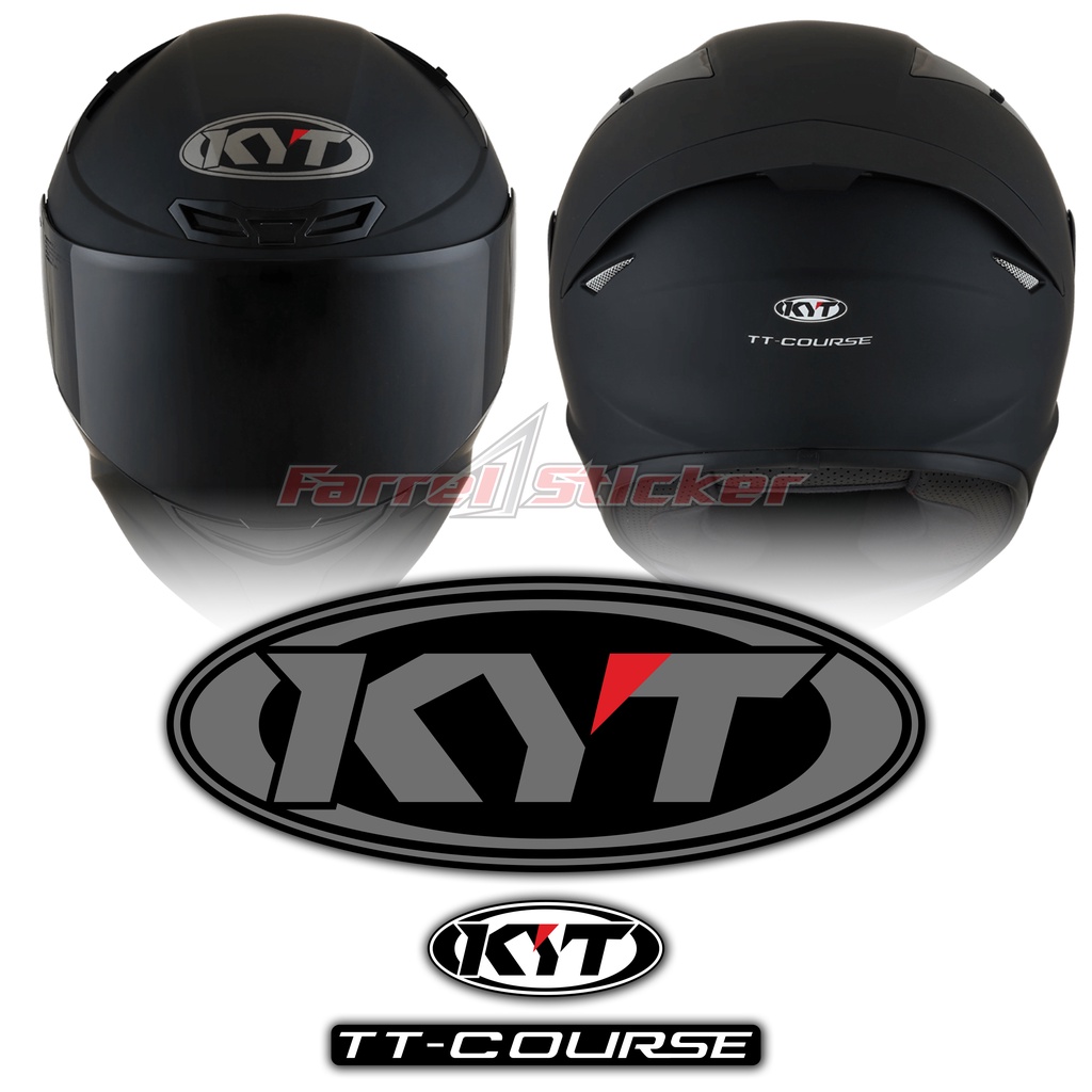stiker helm sticker helmet KYT TT COURSE