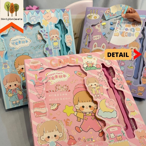 

Paket Sticker SZ-57 Dengan Alat Potong Pinset Capit Lengkap Lucu Model Cewe Sweet Import Funny Fancy Stuff Best Gift Stationery For School Alat Tulis Kantor Sekolah Ready Grosir Kado Ulang Tahun READY COD