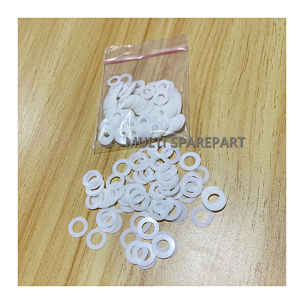 Ring As kipas angin 8 MM Putih PET Ring Fiber Blender 20 pcs