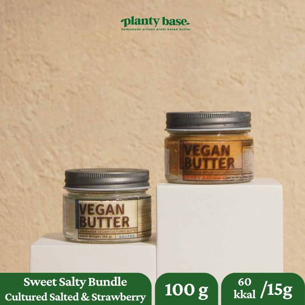 

Planty Base Sweet Salty Bundle Vegan Butter and Jam Spread