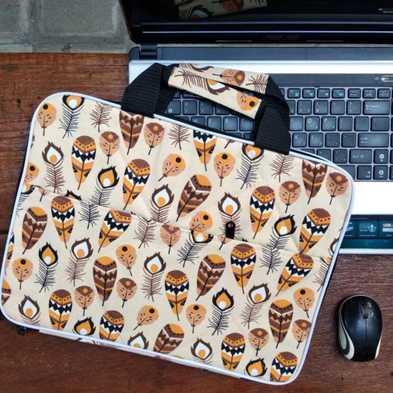 {CY.18Oc22ᴱ} Tas Laptop Jinjing Wanita Kanvas Motif/Tas Wanita Jinjing 14 Inch Murah/Tas Laptop Asus
