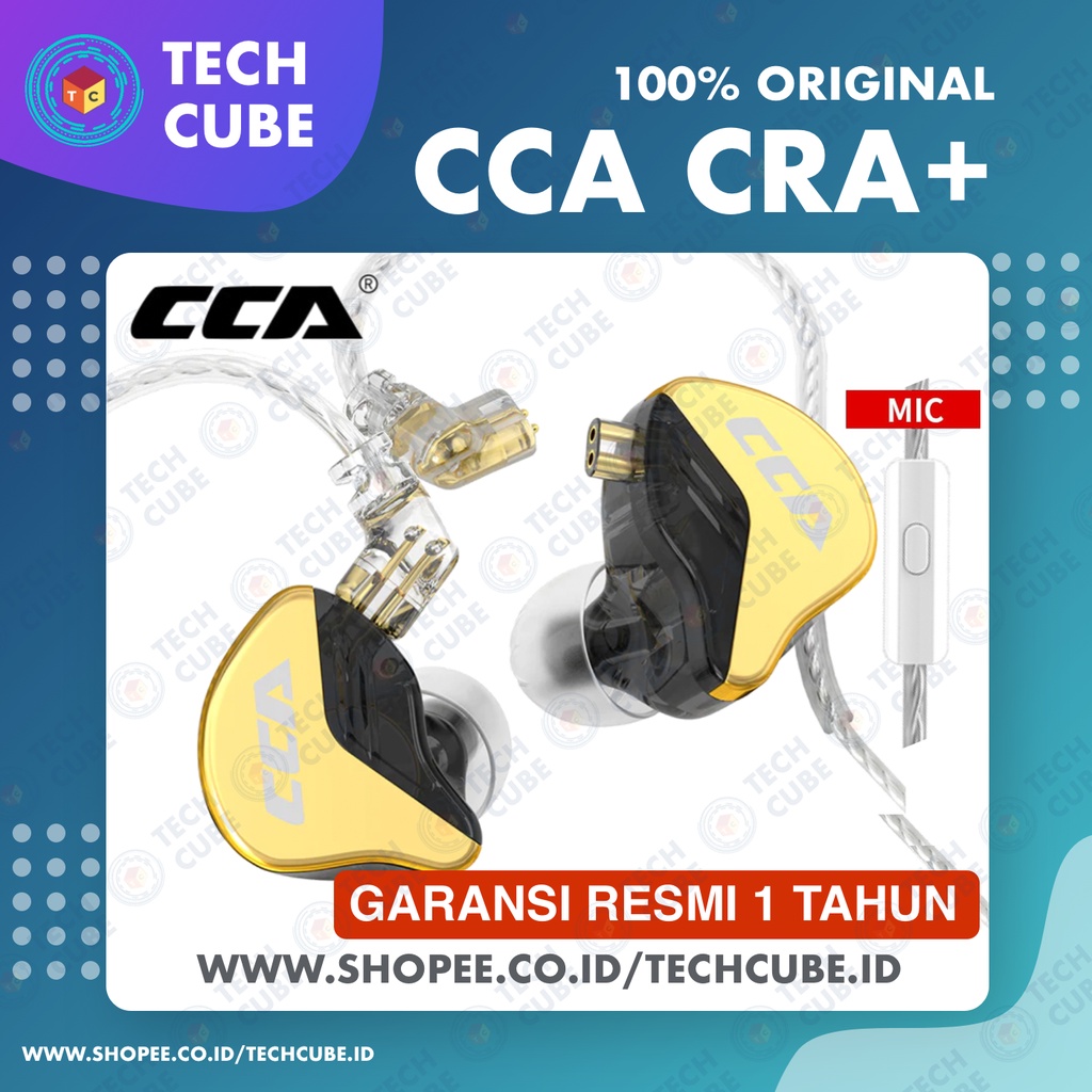 CCA CRA+ CRA Plus with Mic In Ear HiFi Earphone Headset Alt KZ EDX PRO