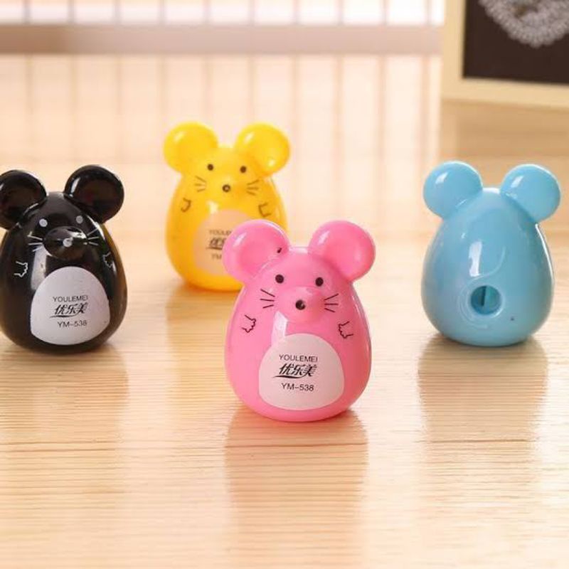 

Rautan Pensil Karakter Mouse Lucu Serutan Pensil Motif