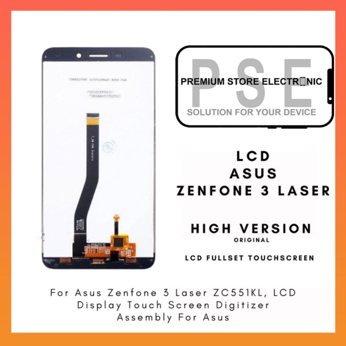 LCD Asus Zenfone 3 Laser ZC551KL ORIGINAL Fullset Touchscreen Garansi