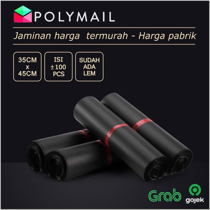 

Jual Plastik Polymailer Eco-Black Hitam 35X45 Cm Terbatas